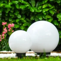 Lampes À Boules-hofstein Boule lumineuse Miau Blanc, 2 lumières