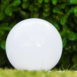 hofstein boule lumineuse Solar LED Acier inoxydable, 2 lumières