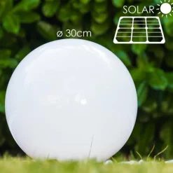 Lampes À Boules-hofstein boule lumineuse Solar LED Acier inoxydable, 2 lumières