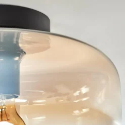 hofstein Boza Plafonnier Ambre, Clair, 1 lumière