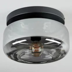 hofstein Boza Plafonnier, Boule lumineuse Fumé, 1 lumière