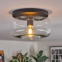 hofstein Boza Plafonnier, Boule lumineuse Clair, 1 lumière