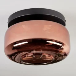 hofstein Boza Plafonnier, Boule lumineuse Cuivré, 1 lumière