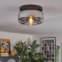 hofstein Boza Plafonnier, Boule lumineuse Chrome, Clair, 1 lumière