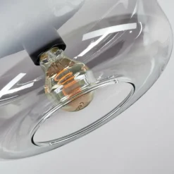 hofstein Boza Plafonnier, Boule lumineuse Clair, Fumé, 1 lumière
