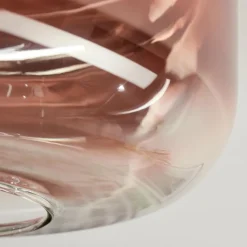 hofstein Boza Plafonnier, Boule lumineuse Clair, Cuivré, 1 lumière