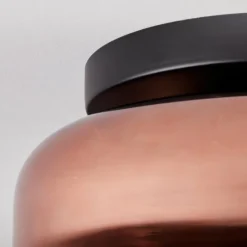 hofstein Boza Plafonnier, Boule lumineuse Cuivré, 1 lumière