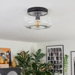 hofstein Boza Plafonnier, Boule lumineuse Clair, 1 lumière