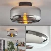 hofstein Boza Plafonnier Chrome, Fumé, 1 lumière