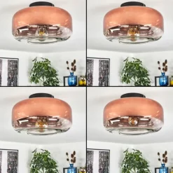 hofstein Boza Plafonnier Clair, Cuivré, 1 lumière