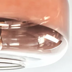 hofstein Boza Plafonnier Clair, Cuivré, 1 lumière