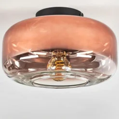 hofstein Boza Plafonnier Clair, Cuivré, 1 lumière