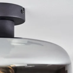 hofstein Boza Plafonnier Clair, Fumé, 1 lumière