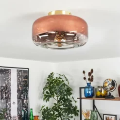 hofstein Boza Plafonnier Laiton, 1 lumière