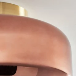 hofstein Boza Plafonnier Laiton, 1 lumière