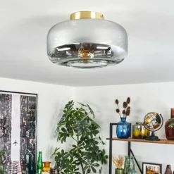 hofstein Boza Plafonnier Laiton, 1 lumière