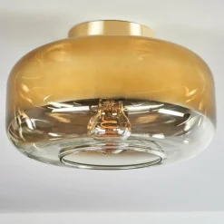 hofstein Boza Plafonnier Laiton, 1 lumière