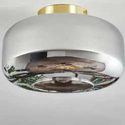 hofstein Boza Plafonnier Laiton, 1 lumière