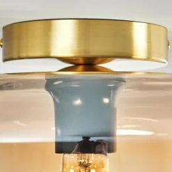 hofstein Boza Plafonnier Laiton, 1 lumière