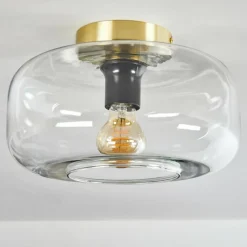 hofstein Boza Plafonnier Laiton, 1 lumière