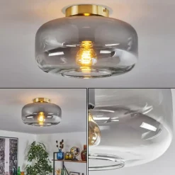 hofstein Boza Plafonnier Laiton, 1 lumière