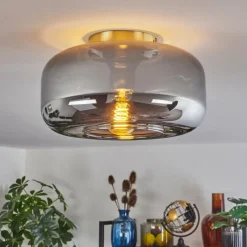 hofstein Boza Plafonnier Laiton, 1 lumière