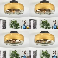 hofstein Boza Plafonnier Or, Clair, 1 lumière