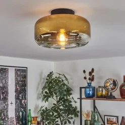 hofstein Boza Plafonnier Or, Clair, 1 lumière