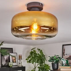 hofstein Boza Plafonnier Or, Clair, 1 lumière