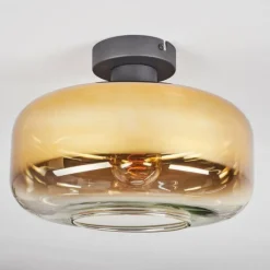 hofstein Boza Plafonnier Or, Clair, 1 lumière