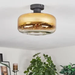 hofstein Boza Plafonnier Or, Clair, 1 lumière