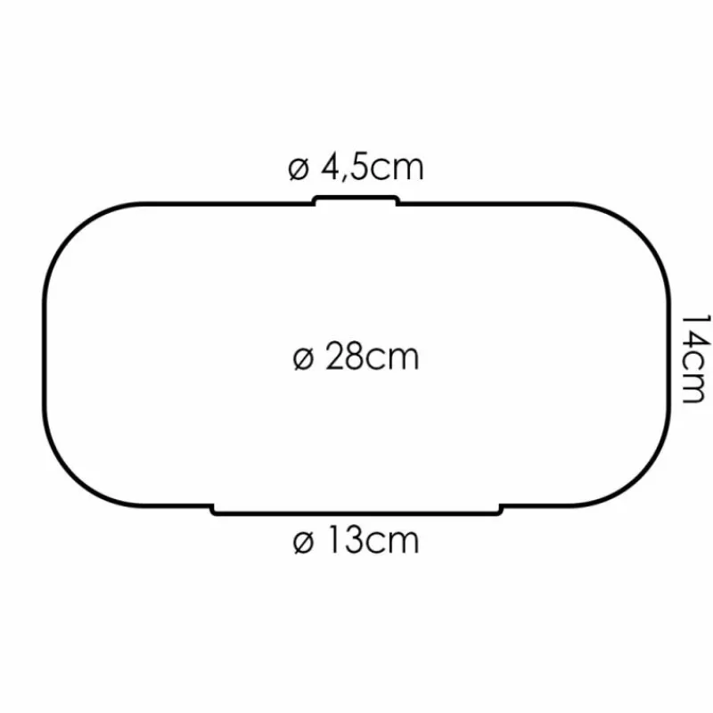 hofstein Boza Verre de rechange Clair, Fumé