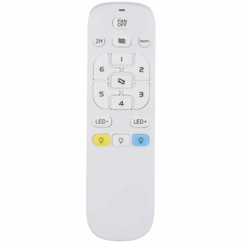 Luminaires Globo Lighting Bozan Ventilateur de plafond lumineux LED Écru, Noir, 1 lumière, Télécommandes