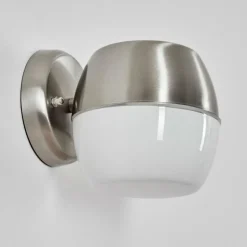 hofstein Bramdrupdam Lampe murale d´extérieur, Applique murale Nickel mat, 1 lumière
