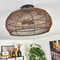 Luminaires Scandinaves-hofstein Brandala Plafonnier Noir, 3 lumières