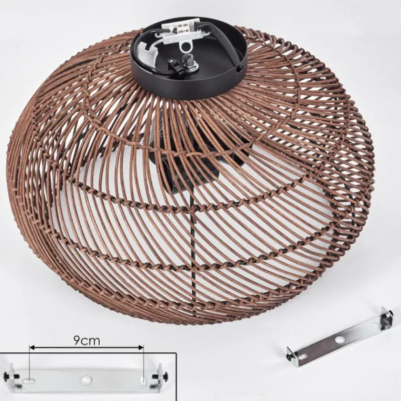 Luminaires Scandinaves-hofstein Brandala Plafonnier Noir, 3 lumières