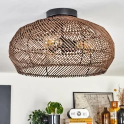 Luminaires Scandinaves-hofstein Brandala Plafonnier Noir, 3 lumières