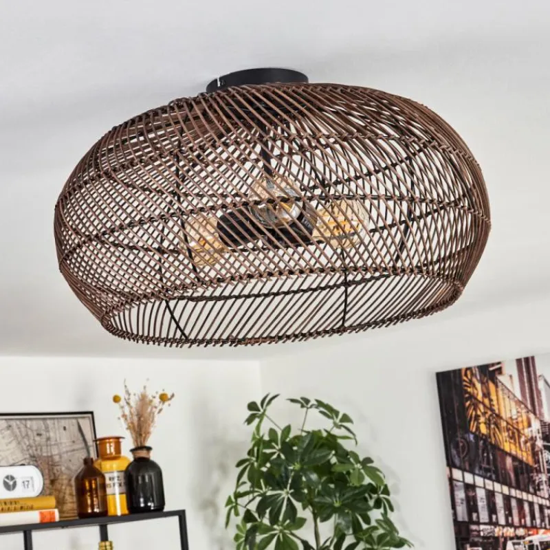 Luminaires Scandinaves-hofstein Brandala Plafonnier Noir, 3 lumières