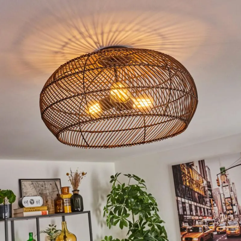 Luminaires Scandinaves-hofstein Brandala Plafonnier Noir, 3 lumières