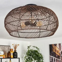 Luminaires Scandinaves-hofstein Brandala Plafonnier Noir, 3 lumières