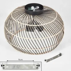 Luminaires Scandinaves-hofstein Brandala Plafonnier Noir, 3 lumières