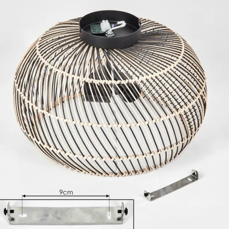 Luminaires Scandinaves-hofstein Brandala Plafonnier Noir, 3 lumières