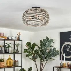 Luminaires Scandinaves-hofstein Brandala Plafonnier Noir, 3 lumières