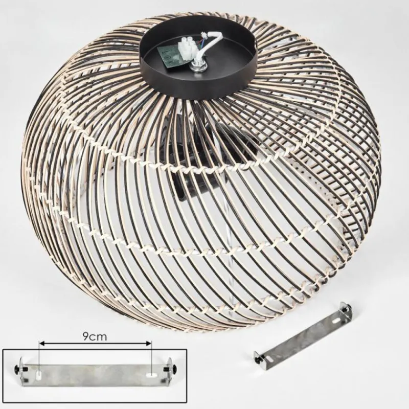 Luminaires Scandinaves-hofstein Brandala Plafonnier Noir, 3 lumières