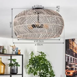 Luminaires Scandinaves-hofstein Brandala Plafonnier Noir, 3 lumières