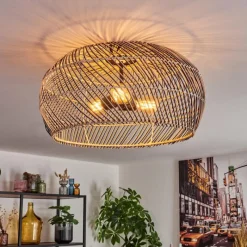 Luminaires Scandinaves-hofstein Brandala Plafonnier Noir, 3 lumières