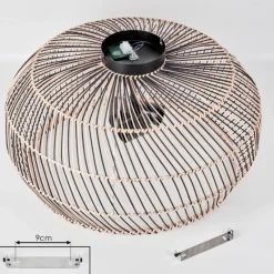 Luminaires Scandinaves-hofstein Brandala Plafonnier Noir, 3 lumières