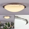 hofstein Brena Plafonnier LED Nickel mat, 1 lumière