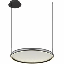 Luminaires Globo Lighting Briggs Suspension LED Noir, 1 lumière, Télécommandes* Éclairage Led