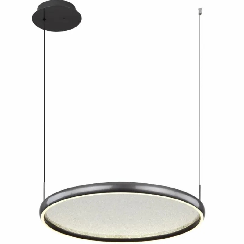 Luminaires Globo Lighting Briggs Suspension LED Noir, 1 lumière, Télécommandes* Éclairage Led